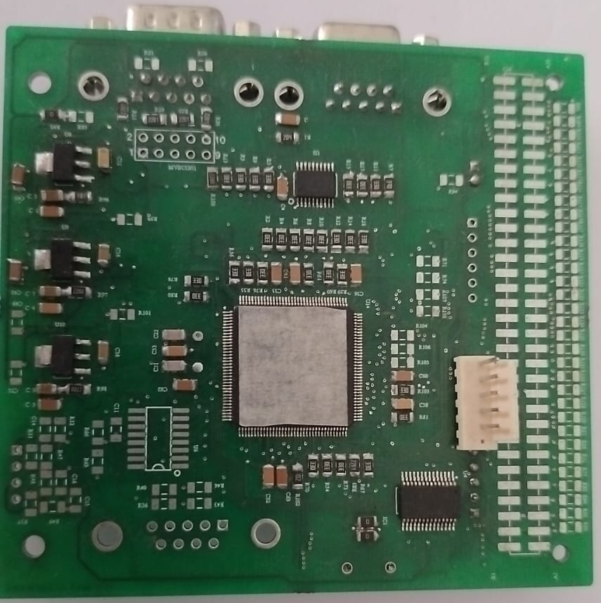 MVB card with PC104 interface back side